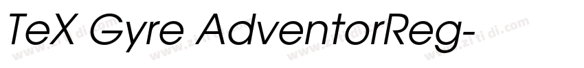 TeX Gyre AdventorReg字体转换